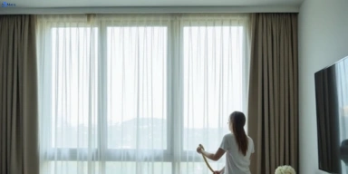 Delicate sheer drape cleaning west-pennant-hills-nsw Matty Curtain Cleaning